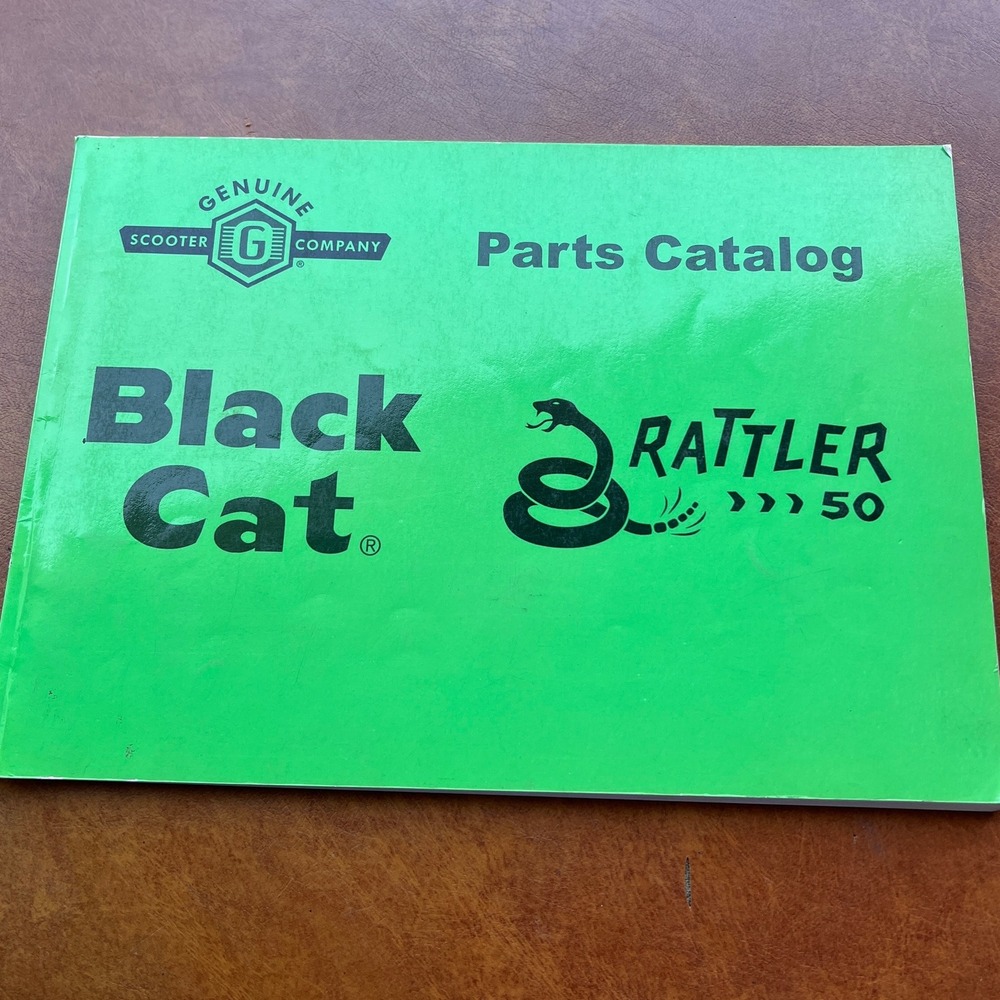 Genuine Scooter Black Cat Rattler 50 Service Manual